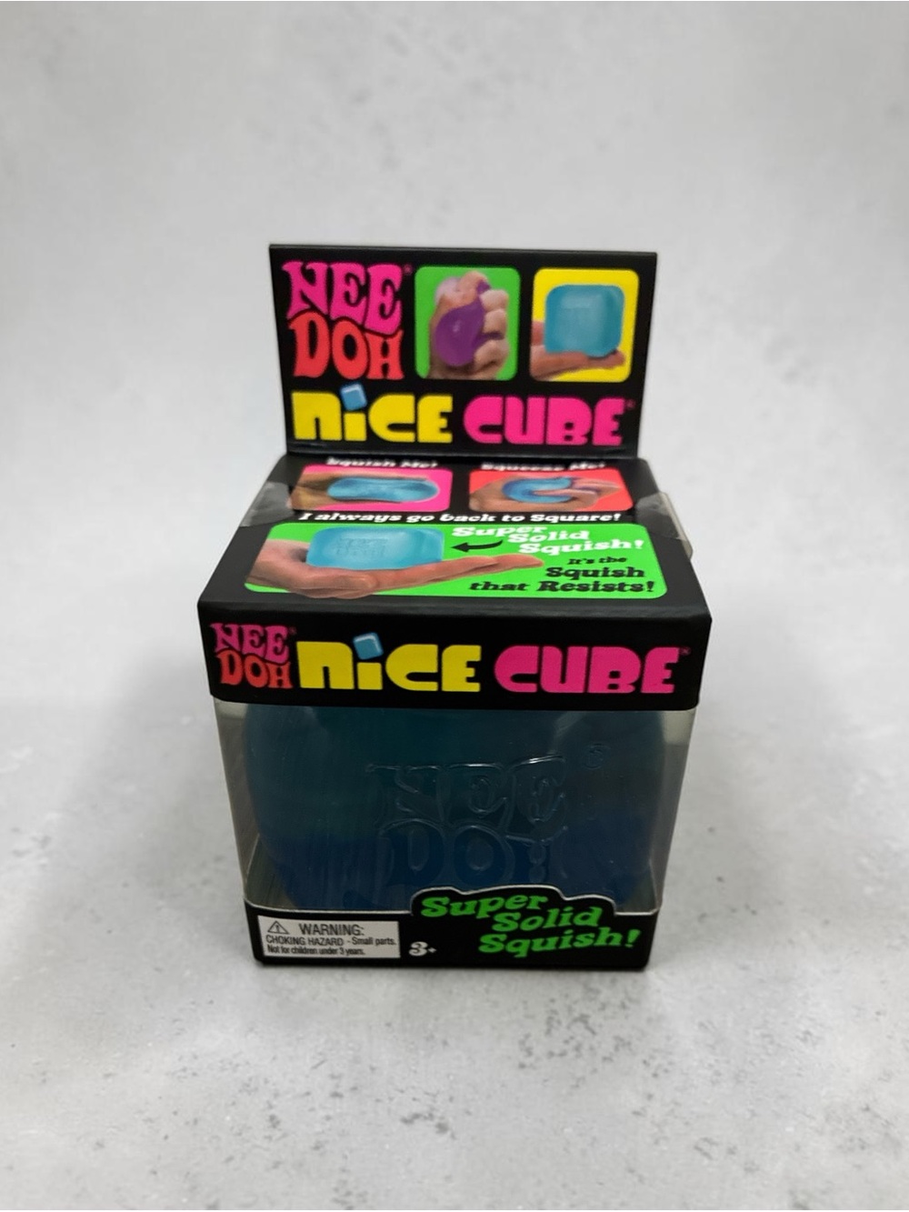 Nice Cube Kids Toy - Blue Super Solid Squish